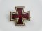 Prvoválečný odznak - Císařské Německo - Červený smaltovaný kříž