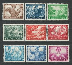 DEUTSCHES REICH - RICHARD WAGNER - 1933 - Mi. 499 - 507 ** plná záruka