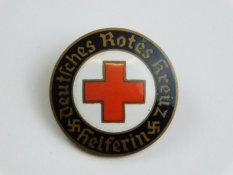 Německá říše - odznak zdravotní pomocnice - Deutsches Rotes kreuz - Helferin