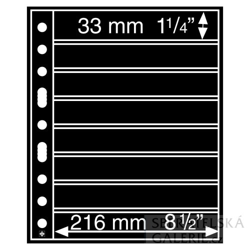 Plastové obaly Grande, balení po 5 kusech - Barva: Čiré, Typ kapes: 216 x 98 mm
