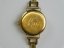 Dámské náramkové hodinky - puncované zlaté - zn. MOVADO - váha 23,3 g