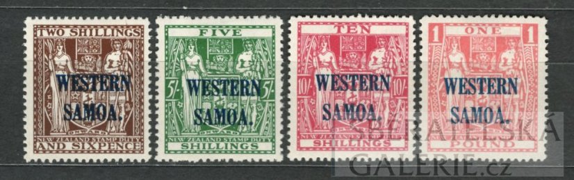 ANGLICKÉ KOLONIE - GEORGE VI. - NIUE / NEW ZEALAND - SG. 83 - 86 *