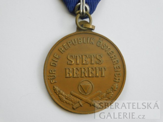Rakouská poválečná medaile - STETS BEREIT FÜR DIE ÖSTERREICH