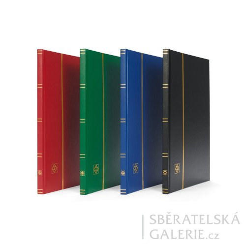 BASIC album na známky, A4 formát, 16/32 bílých stran - Barva: černá, Formát: A4, Počet stran: 32