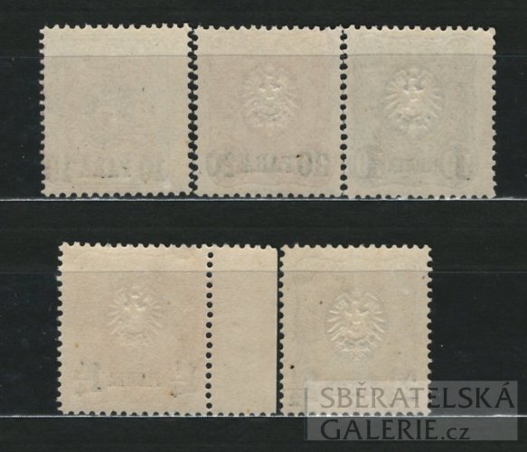 DEUTSCHE KOLONIEN - DAP TURKEI - Mi. 1 - 5 Na **