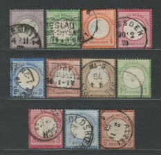 DEUTSCHES REICH - 1872 - Grosser Brustschild - Mi. 16 - 27 - 1.000 EUR
