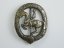 Německá říše - stříbrný jezdecký odznak - postříbřený