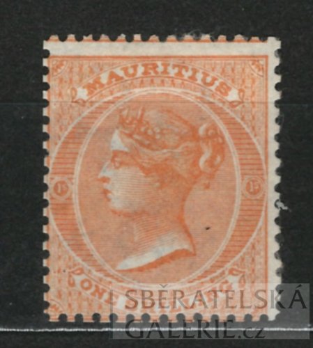 ANGLICKÉ KOLONIE - QUEEN VICTORIA - MAURITIUS 1872 - SG. 70