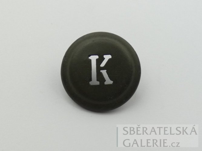 Čepicový odznak - označení K