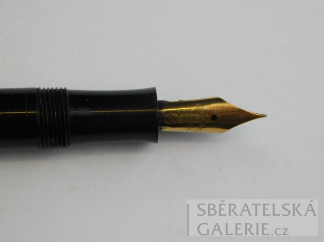 Pozlacené inkoustové plnící pero  - 14k GOLD FILLED - váha 17 g
