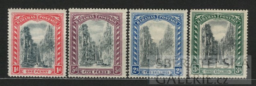 ANGLICKÉ KOLONIE - GEORGE V. - BAHAMAS - SG. 111 - 114 *