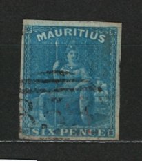 ANGLICKÉ KOLONIE - QUEEN VICTORIA - MAURITIUS 1859 - SG. 32