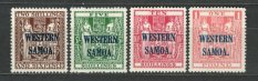 ANGLICKÉ KOLONIE - GEORGE VI. - SAMOA - SG. 207 - 210 *