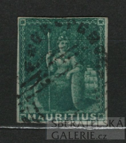 ANGLICKÉ KOLONIE - QUEEN VICTORIA - MAURITIUS 1858 - SG. 26 - zkoušená