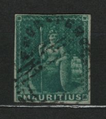 ANGLICKÉ KOLONIE - QUEEN VICTORIA - MAURITIUS 1858 - SG. 26 - zkoušená