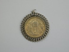 Stříbrná mince FEI 1893