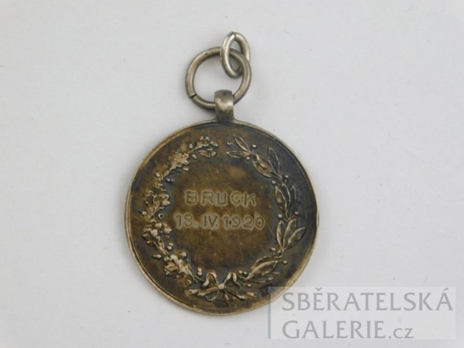 Stříbrná medaile Bruck 1920