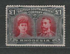 ANGLICKÉ KOLONIE - GEORGE V. - RHODESIA - SG. 166 *