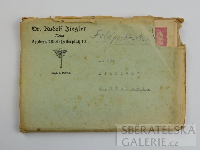 Německá FELDPOST - soubor originálních vojenských poštovních karet / lístků PLD Post