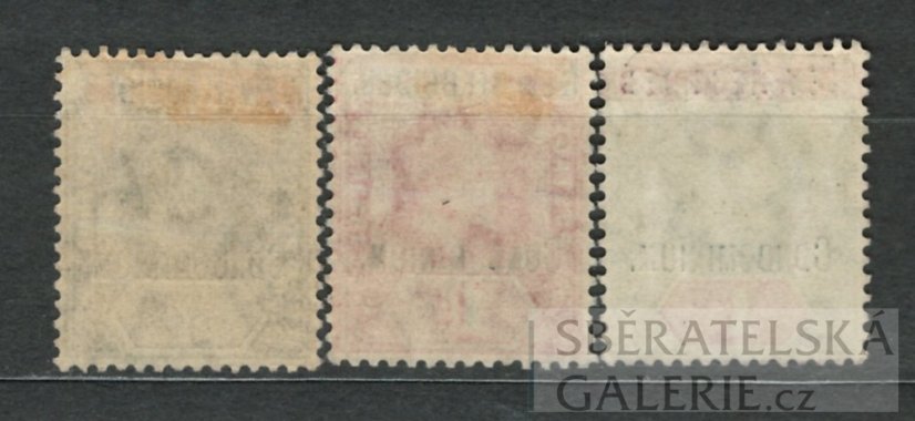 ANGLICKÉ KOLONIE - EDWARD VII. - NEW HEBRIDES - SG. 1 - 3 *