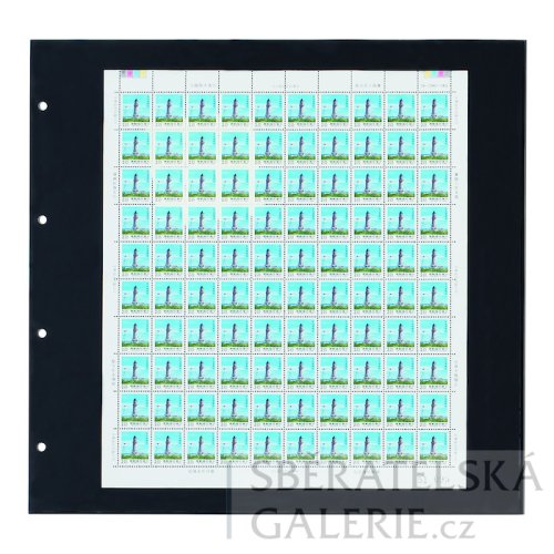 Plastové listy MAXIMUM - Barva: Černé, Typ kapes: 327 x 159 mm