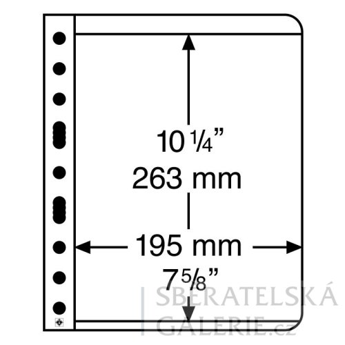 Plastové obaly Vario, balení po 5 kusech - Barva: Čiré, Typ kapes: 195 x 263 mm
